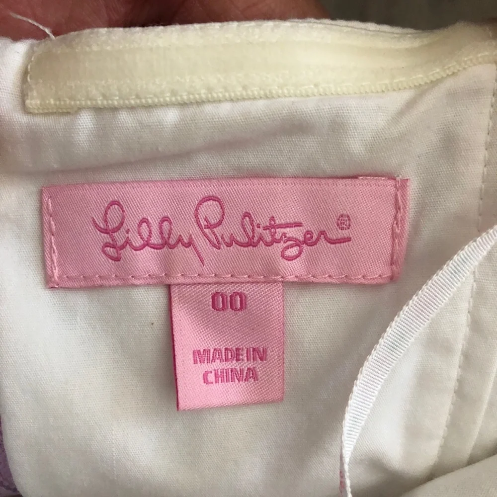 Lilly Pulitzer Brynne Dress Pink Daisy Eyelet - Picture 5 of 8